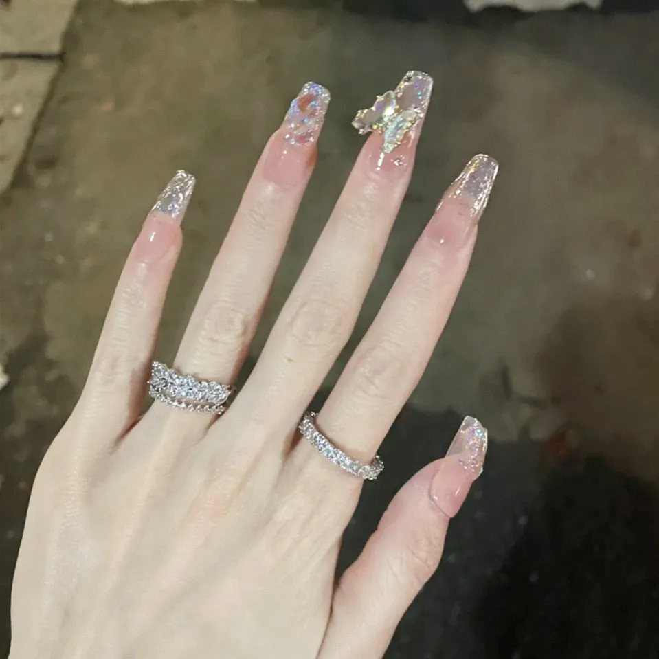 3D Pretty Princess Press On Nails