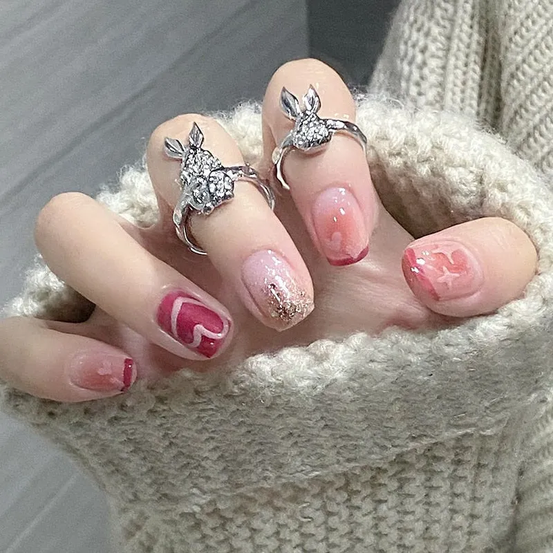 3D Pretty Princess Press On Nails