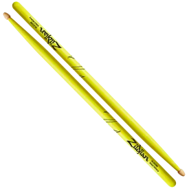 5A Acorn Neon Yellow Drumsticks