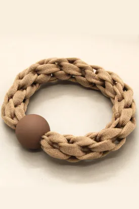 5PCS SOLID HAIR TIE