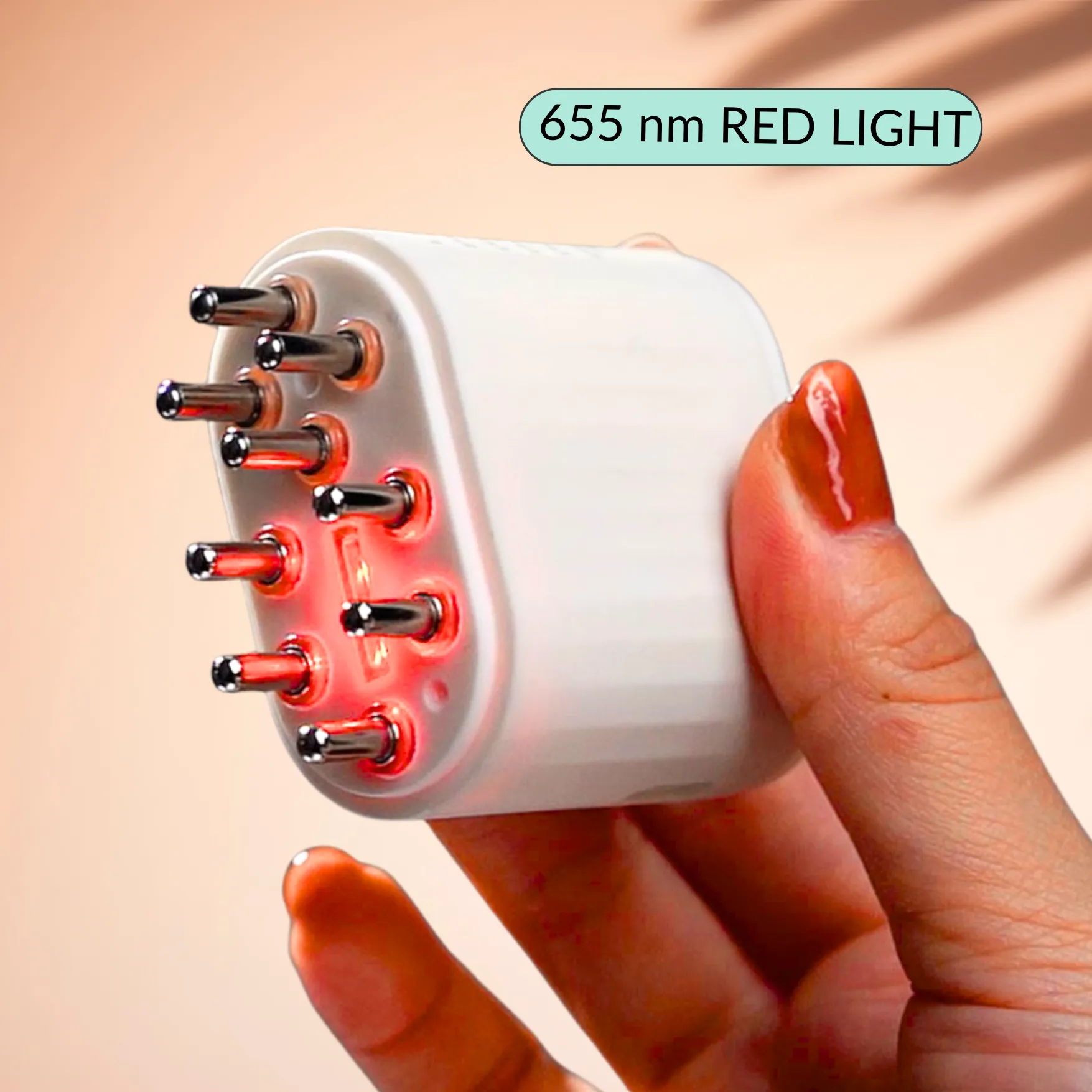 655 nm Red Light Scalp Stimulating & Massaging Comb   Rosemary & Amla Hair Oil