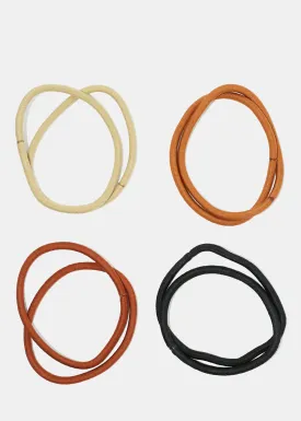 8-Piece Neutral Hair Ties