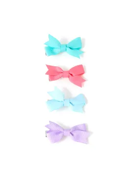 Accessorize Girl Pack Of 4 Grosgrain Bows