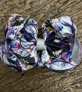 Addam's girl CHARACTER PRINTED DOUBLE LAYER HAIR BOWS