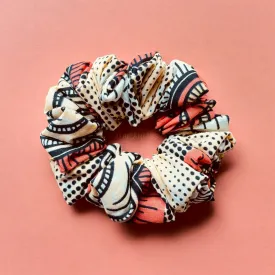 African print Scrunchie - Hair Accessories - Salmon