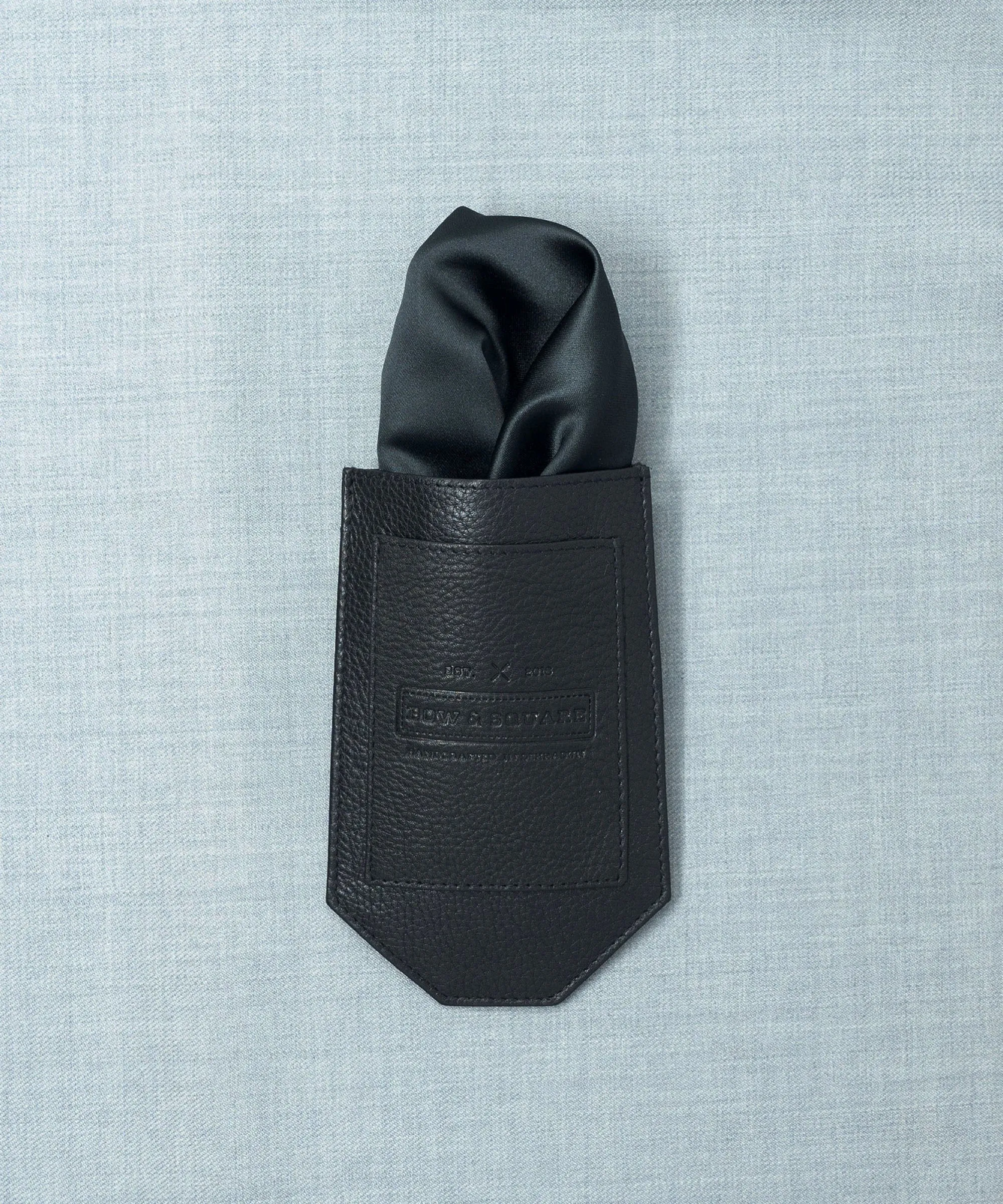 After 8 Black Pocket Square