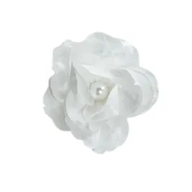 Alex White Flower Hair Clip