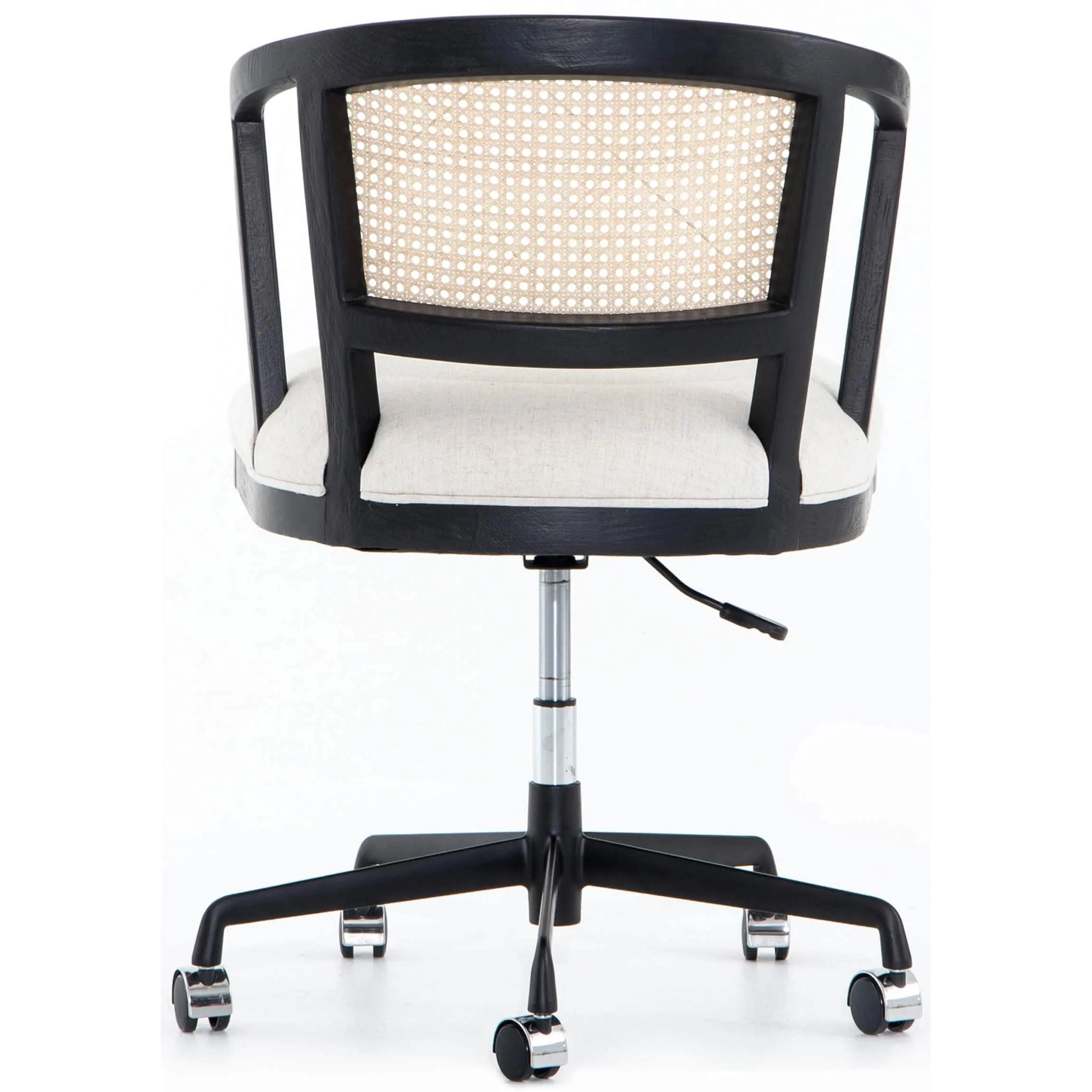 Alexa Desk Chair, Brushed Ebony