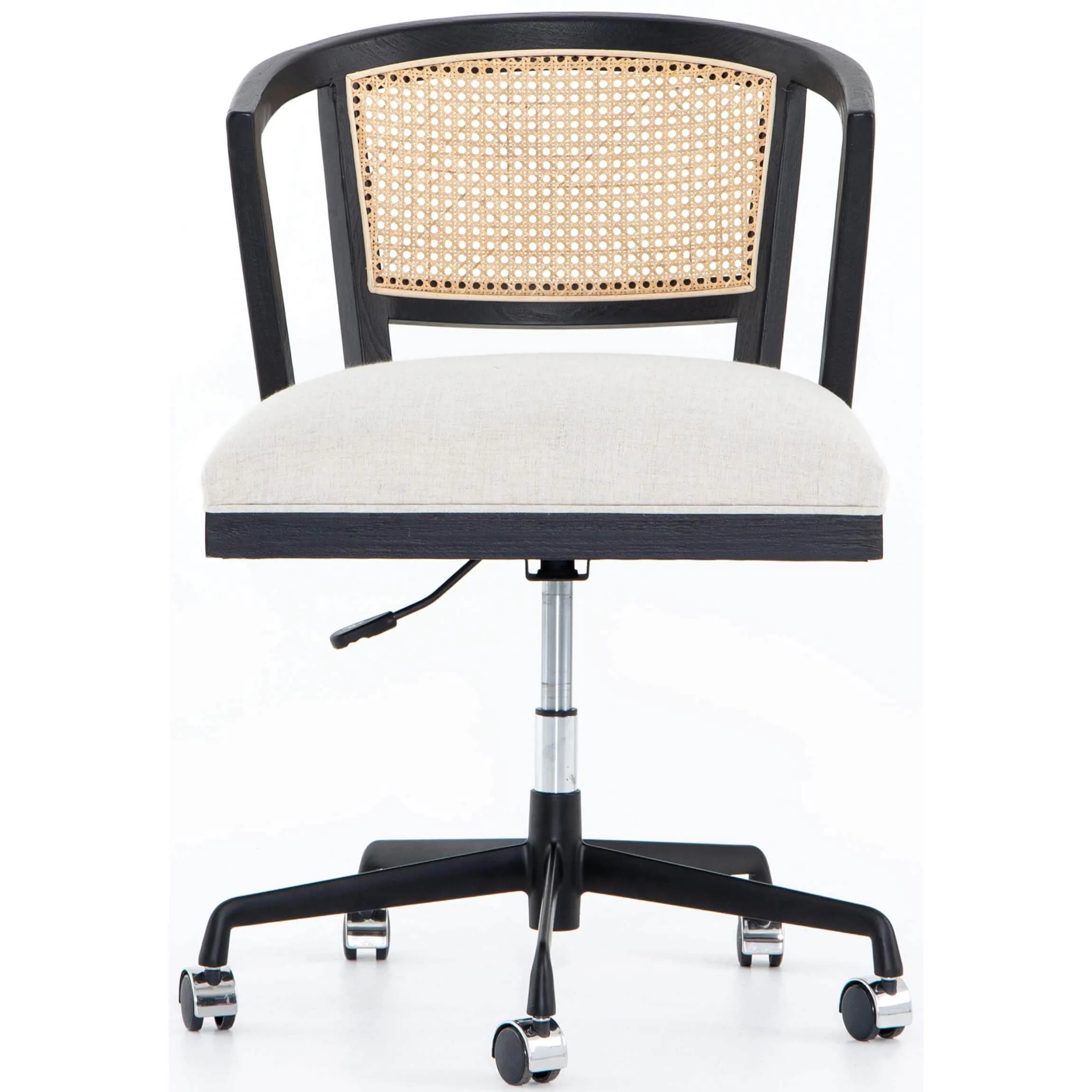 Alexa Desk Chair, Brushed Ebony