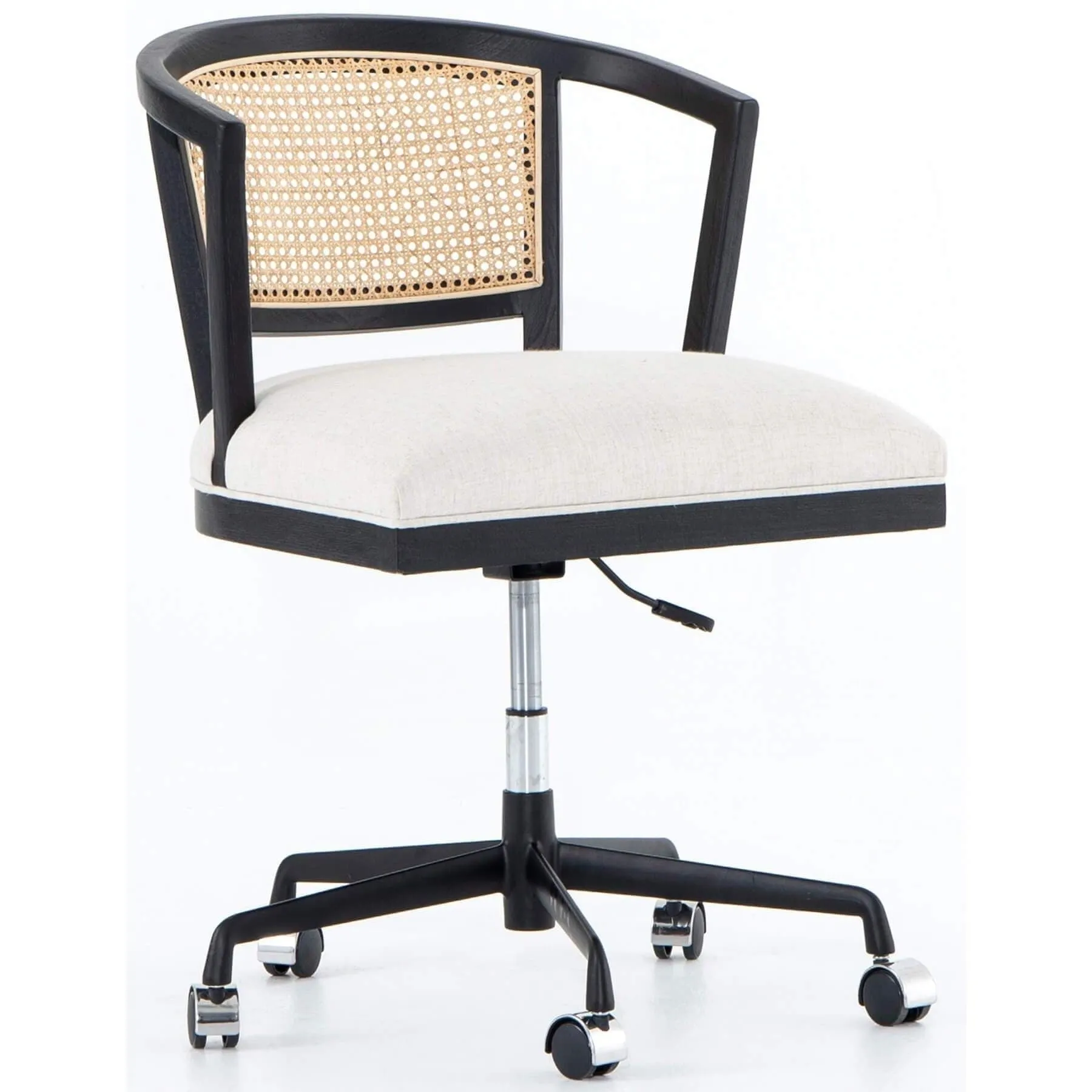 Alexa Desk Chair, Brushed Ebony