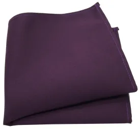 Aubergine Pocket Square