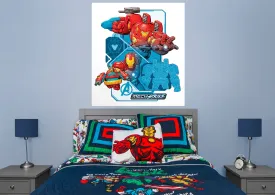 Avengers: Iron Man Blueprint Mural        - Officially Licensed Marvel Removable Wall   Adhesive Decal