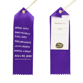 Award Ribbon / Bookmark w Note - Best Buds