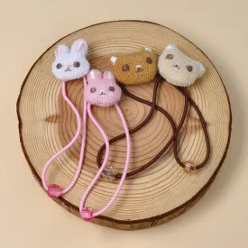 Baby Animal Plush Hair Tie