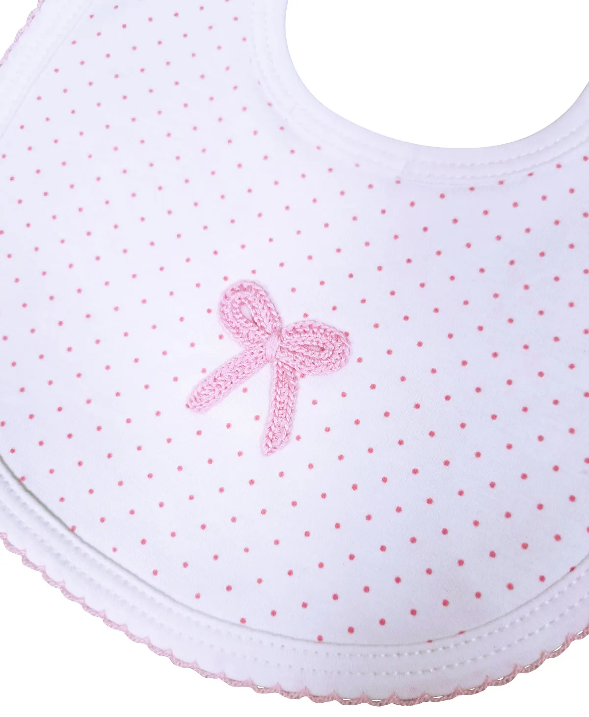 Baby Girl's Bows Bib