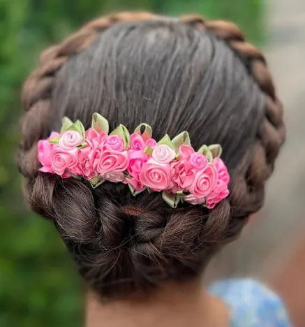 Ballerina Bun Blossoms Buncombs