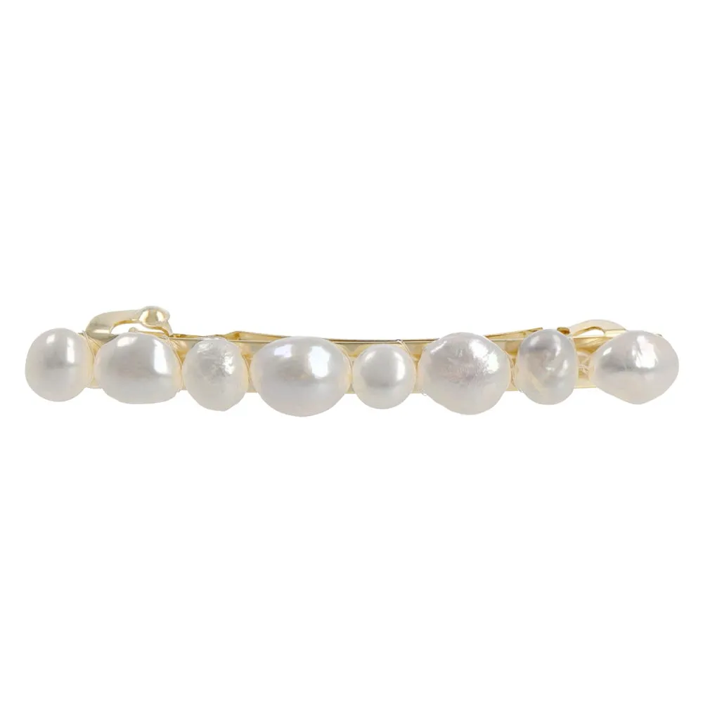 Baroque Pearl Hair Barrette