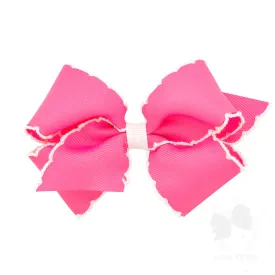 Basic pinks moonstitch bows