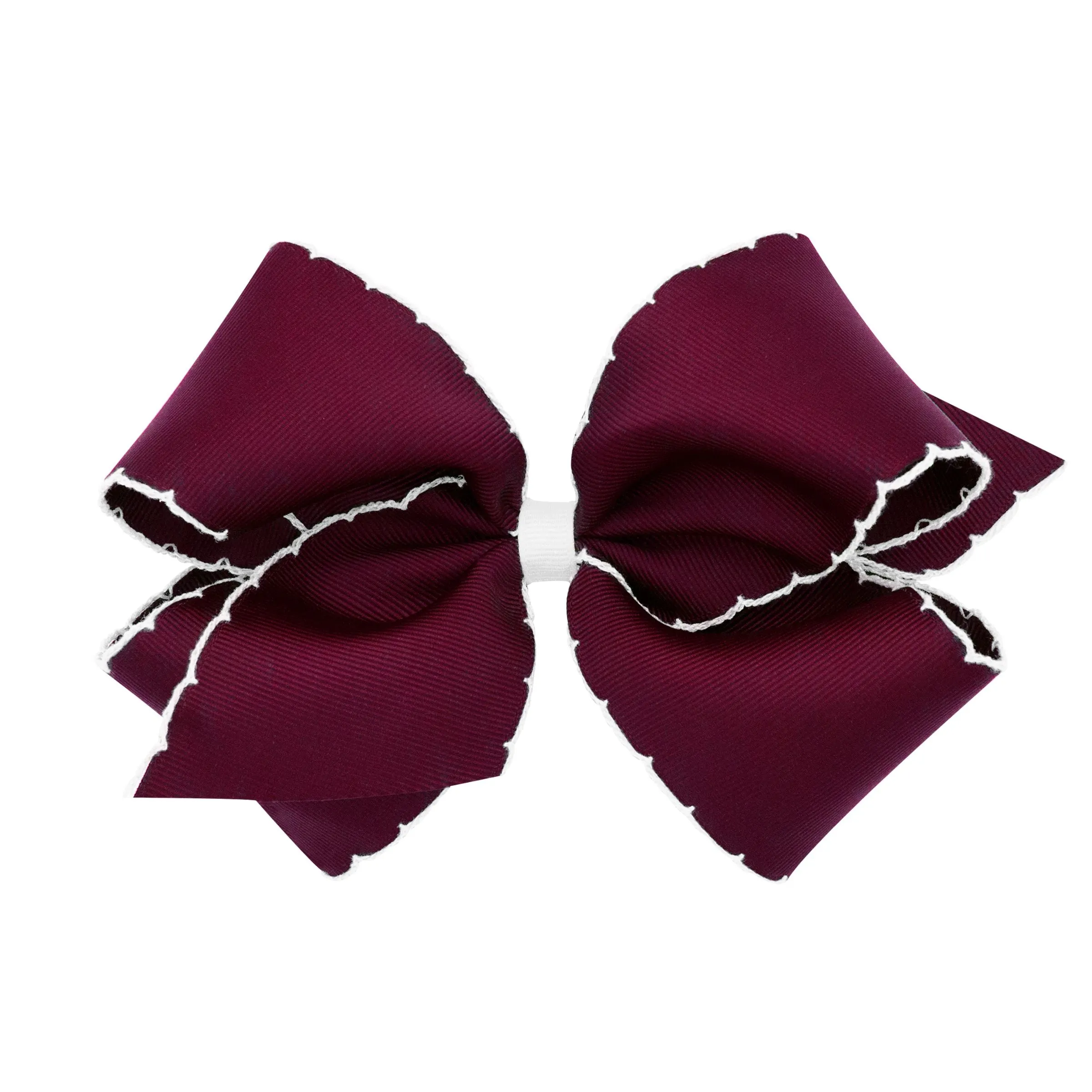 Basic school colors moonstitch bows