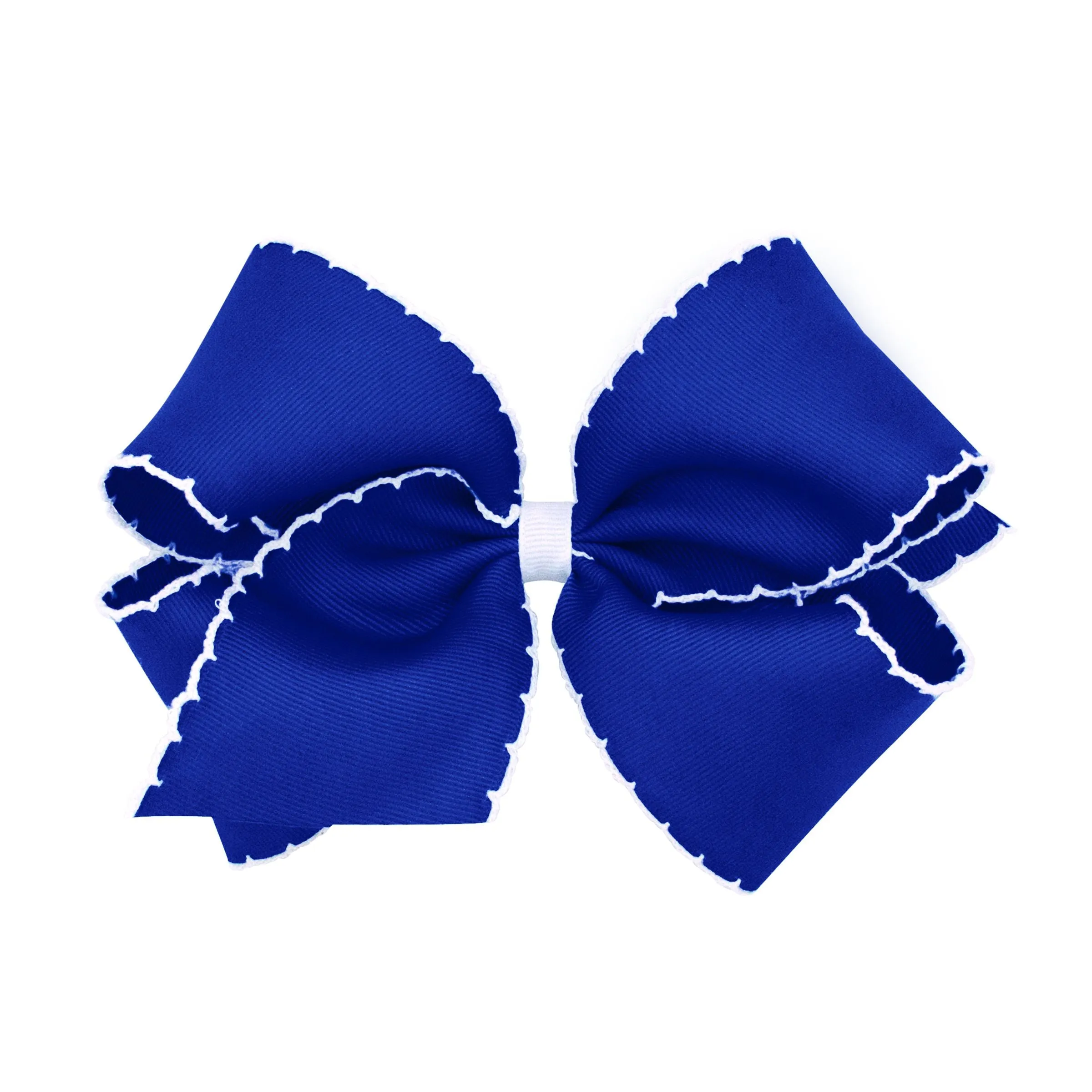 Basic school colors moonstitch bows