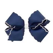 Basic school colors moonstitch bows