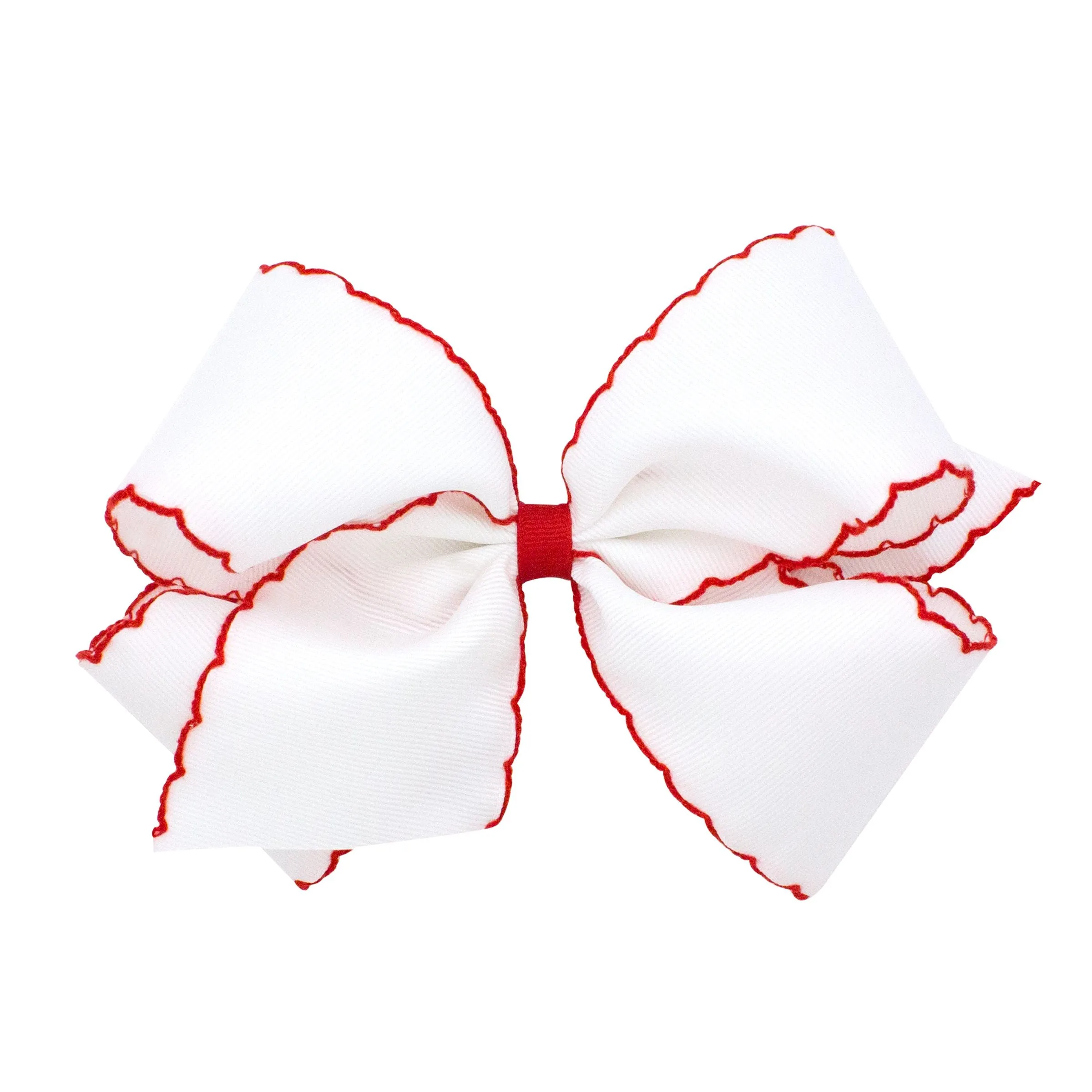 Basic school colors moonstitch bows