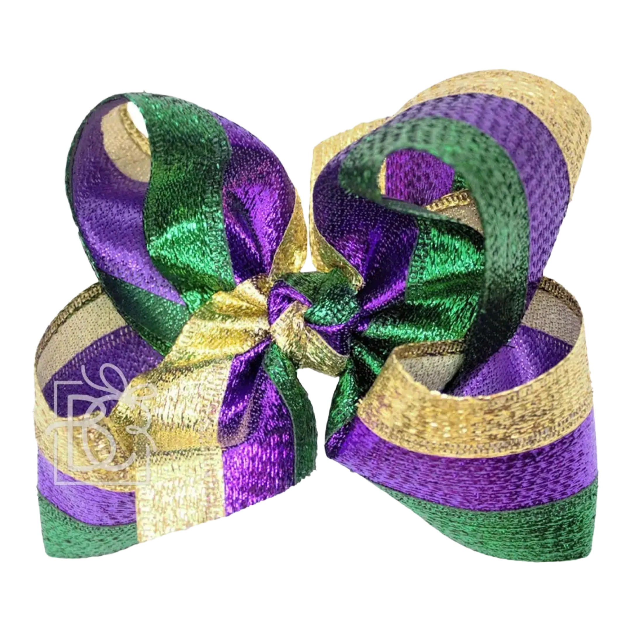 BC Mardi Gras Metallic Bow