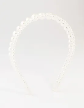 Beaded Graudti Pearl 2 Row Headband