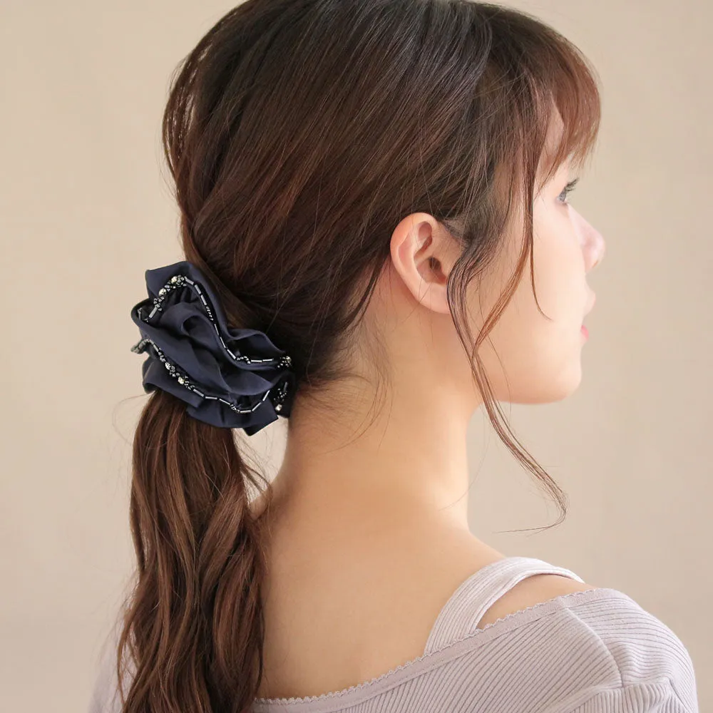 Beaded Hair Scrunchie