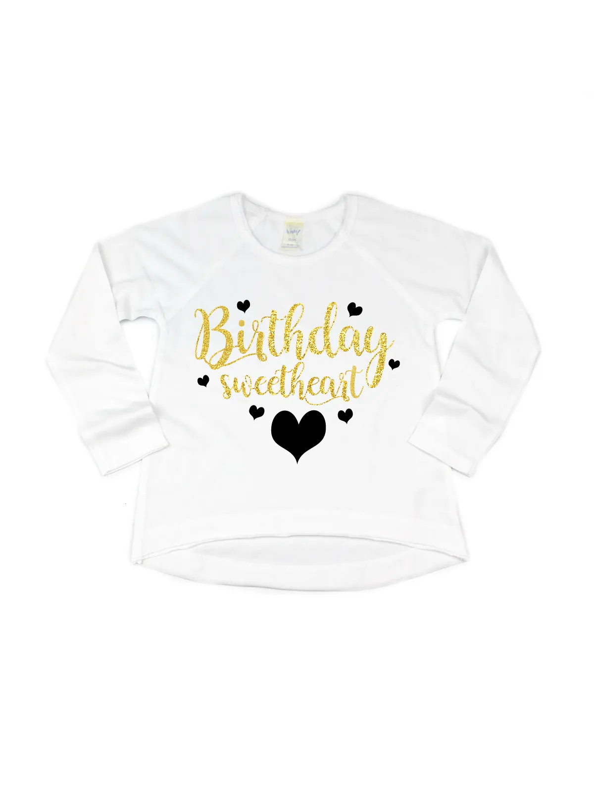 Birthday Sweetheart Black & Gold Tutu Outfit