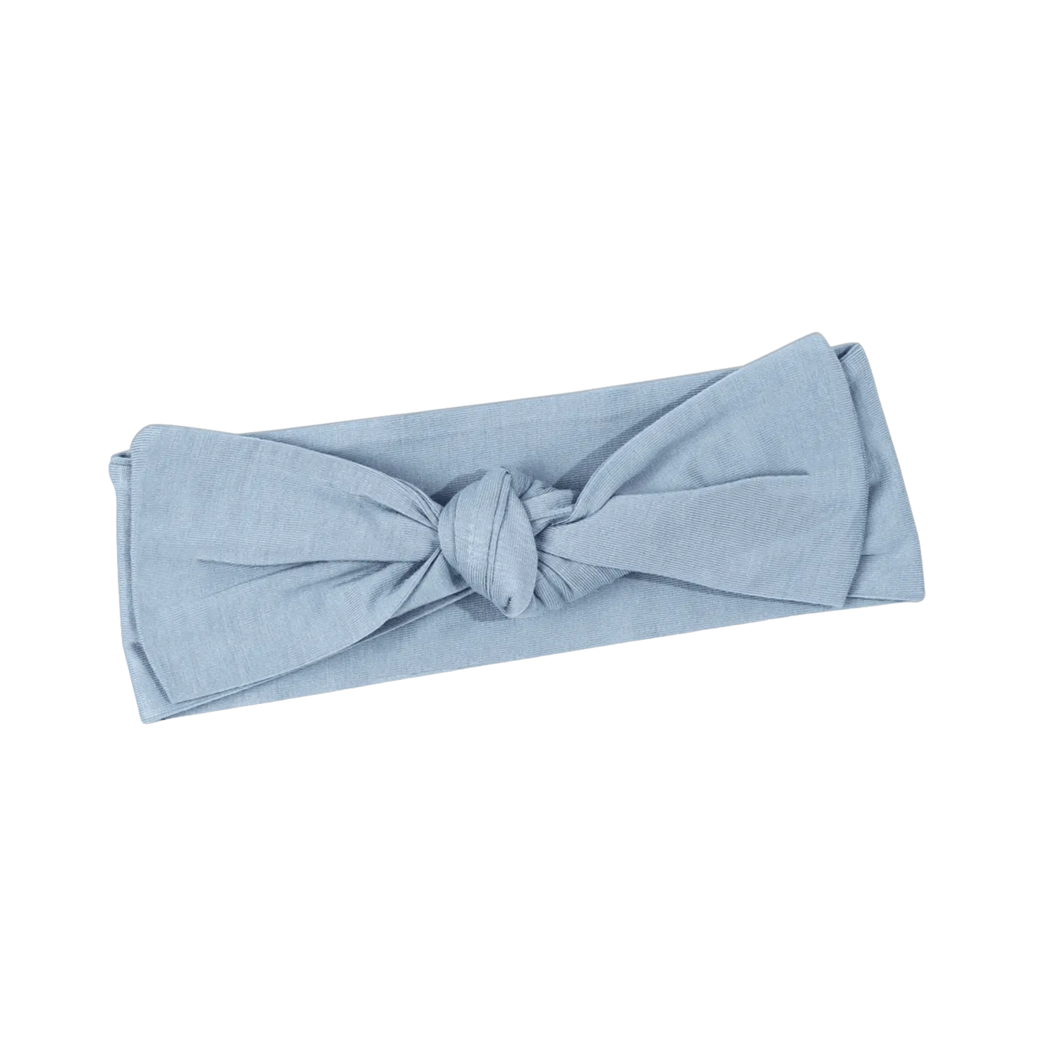 Blue Bamboo Headband Bow