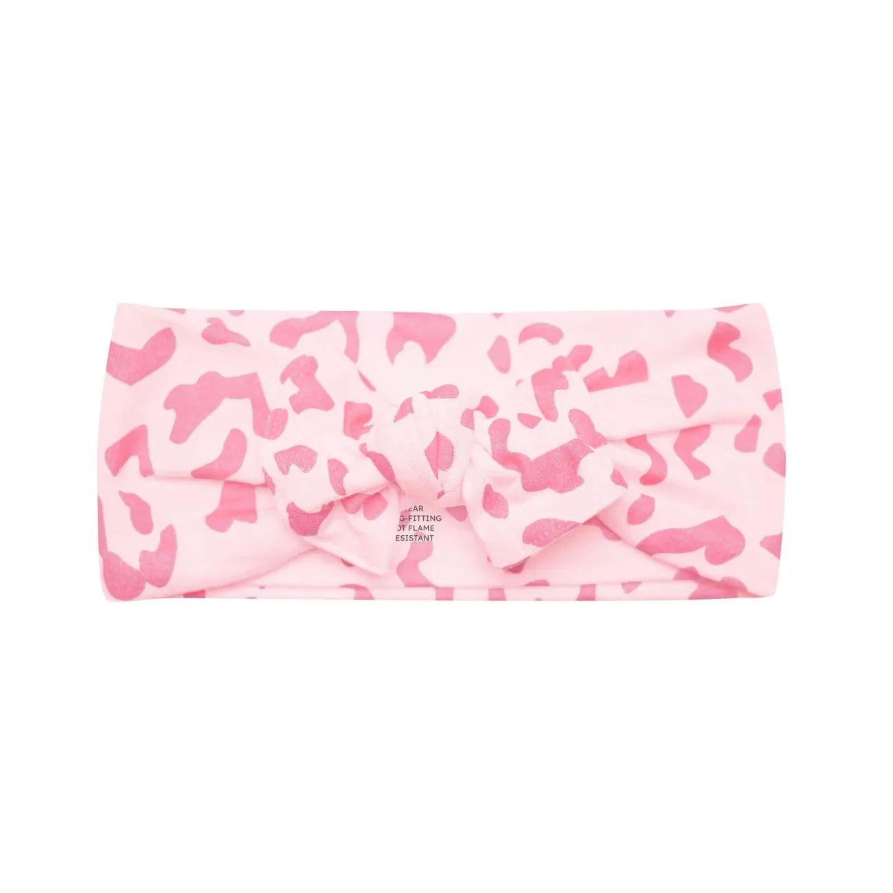 Bow Headband - Sakura Leopard