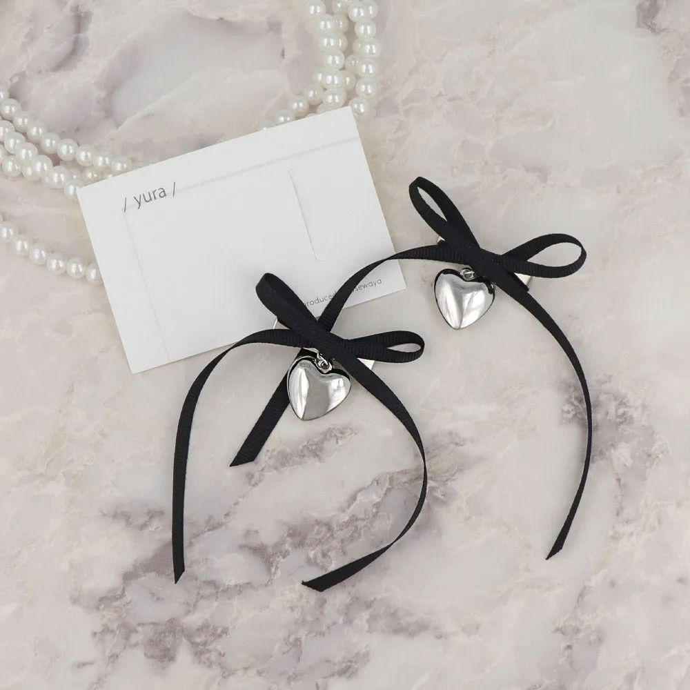 Bow Heart Beak Clip Set