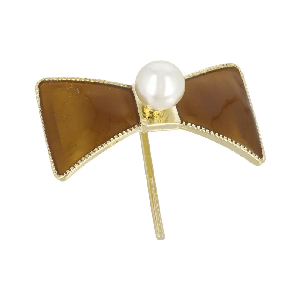 Bow Pearl Pony Hook