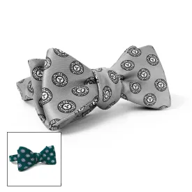 Bowdoin Seal Silk Bow Tie