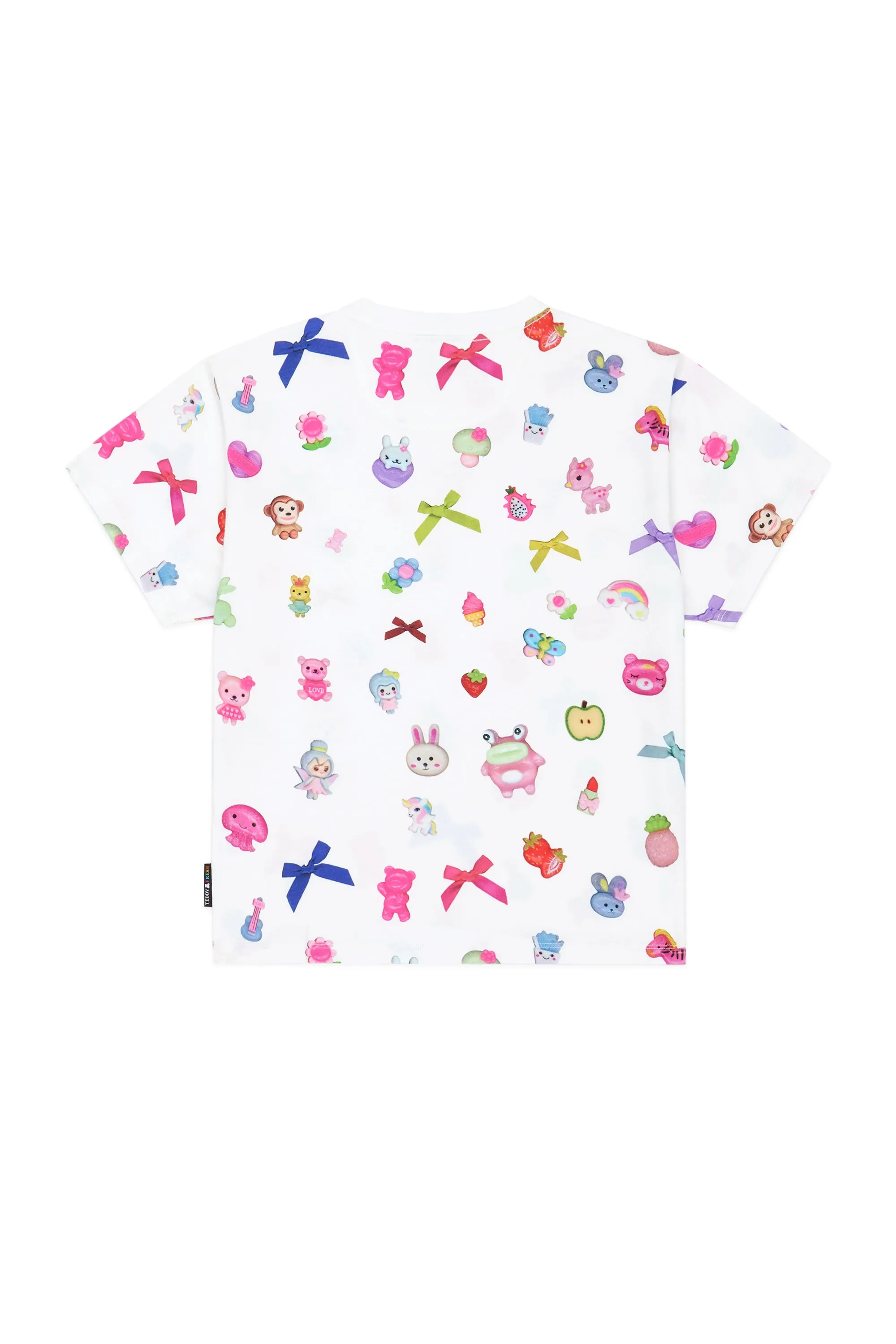 Bows & Buttons Fitted Tee