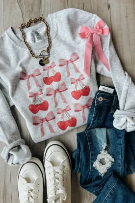 Bows & Cherries Pullover