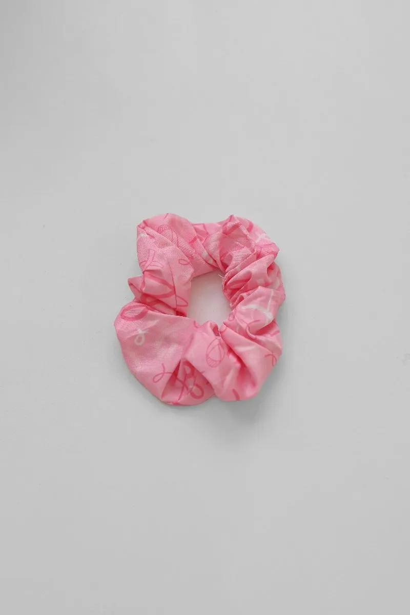 Breast Cancer Awareness Scrunchies Hair Band