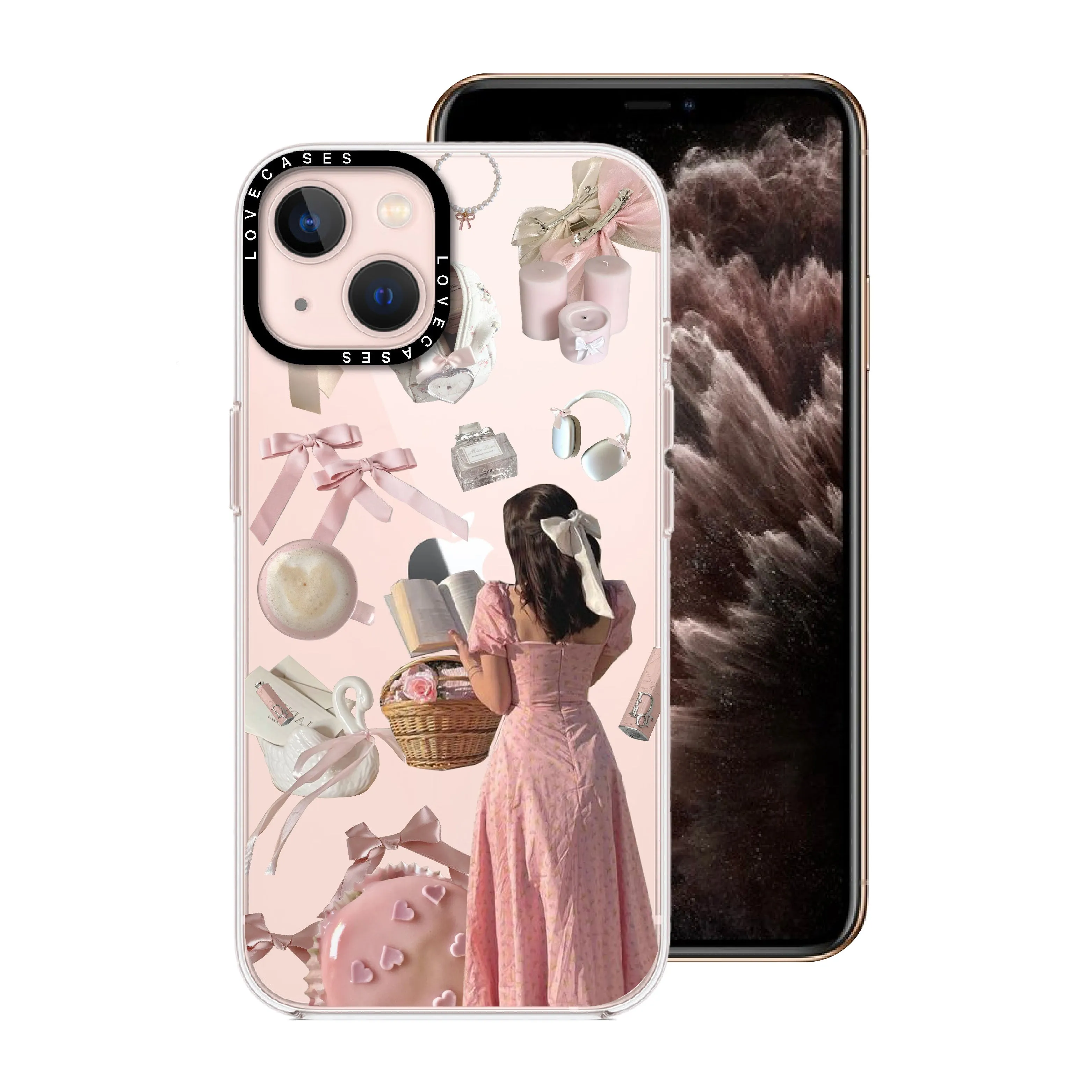 Brunette Soft Girl Aesthetic Premium Phone Case