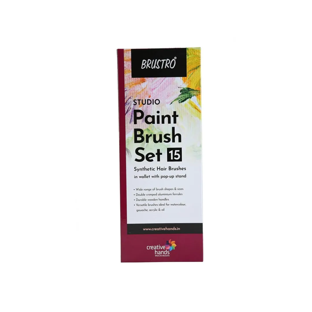 Brustro Studio Paint Brush Set of 15