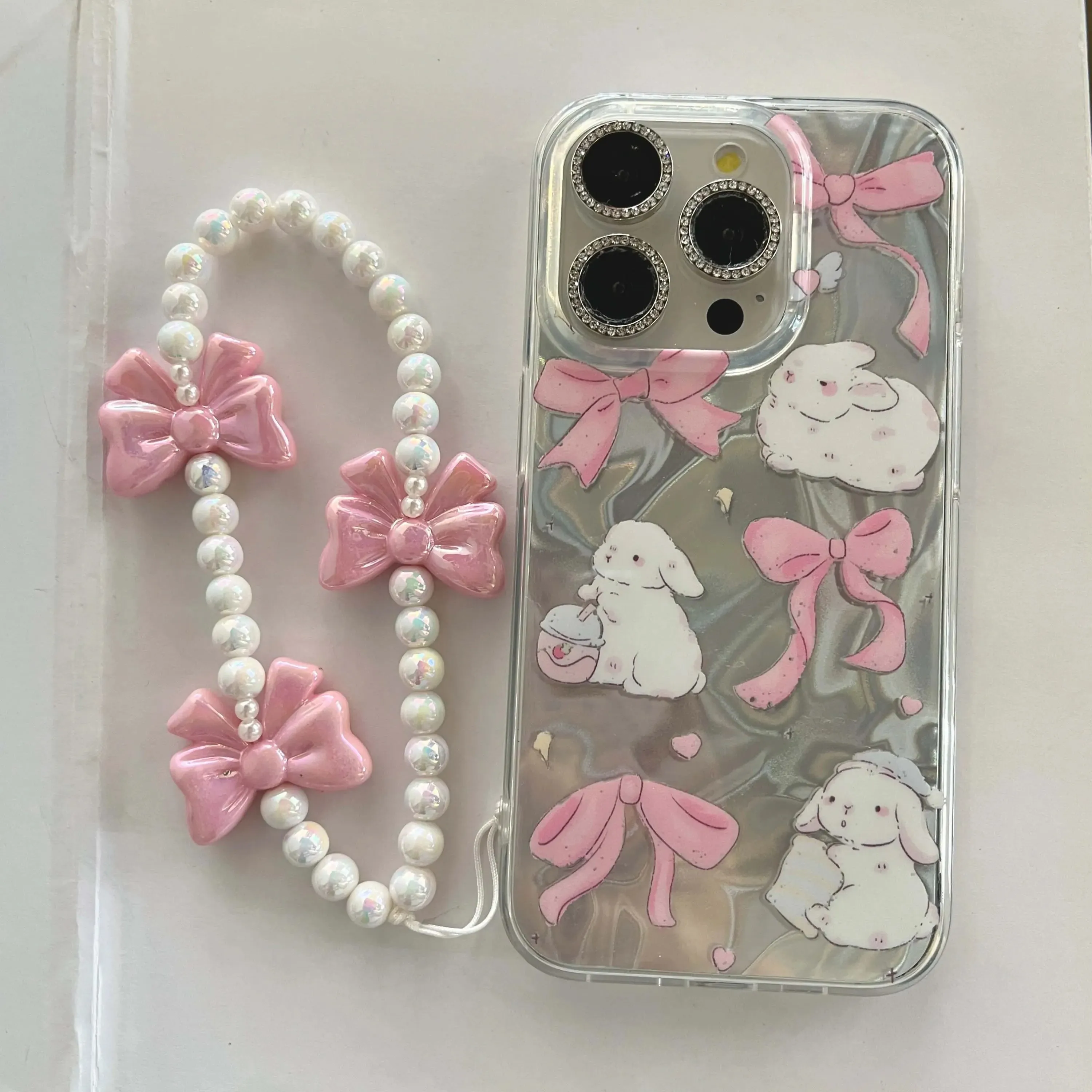 Bunnies and Bows iPhone Case