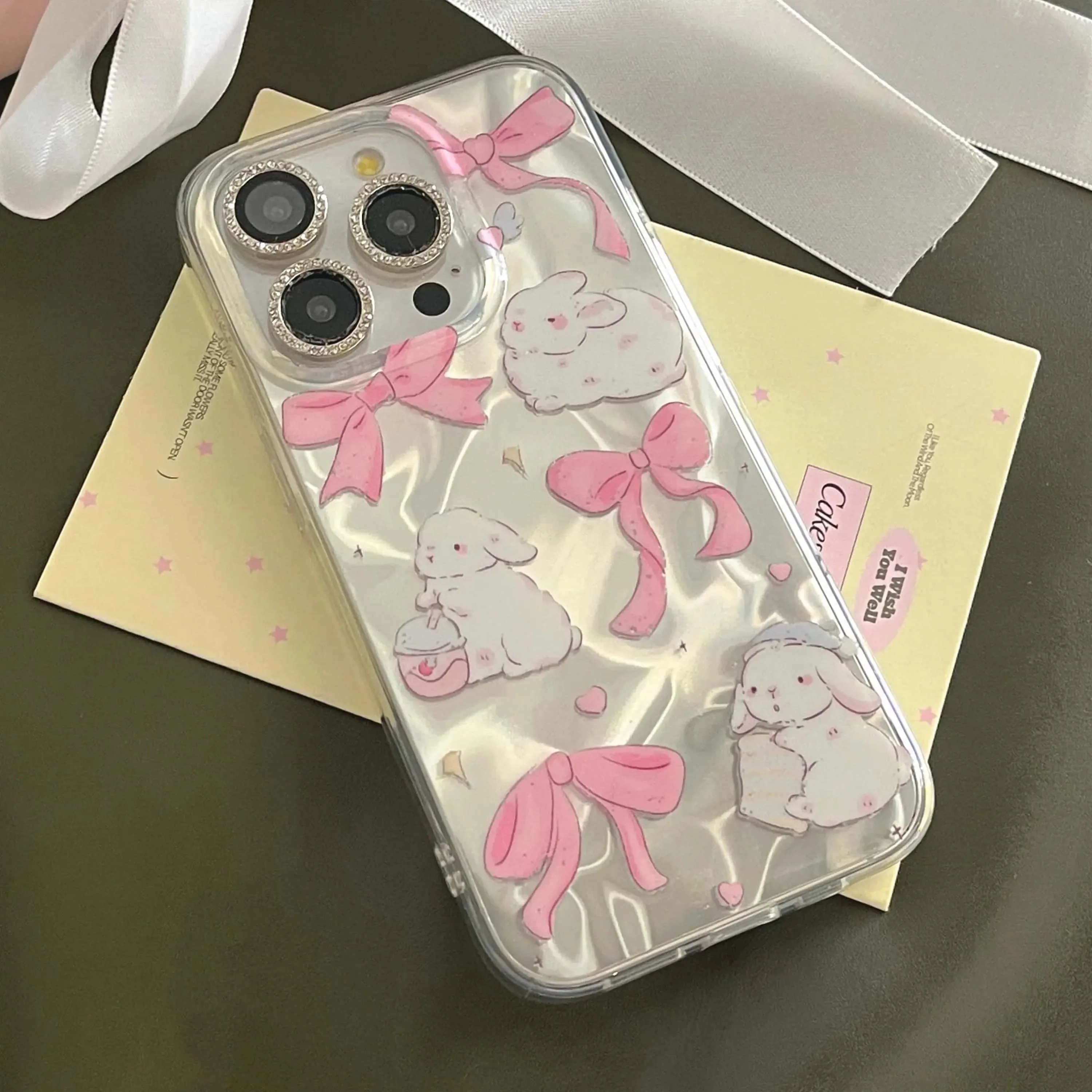 Bunnies and Bows iPhone Case