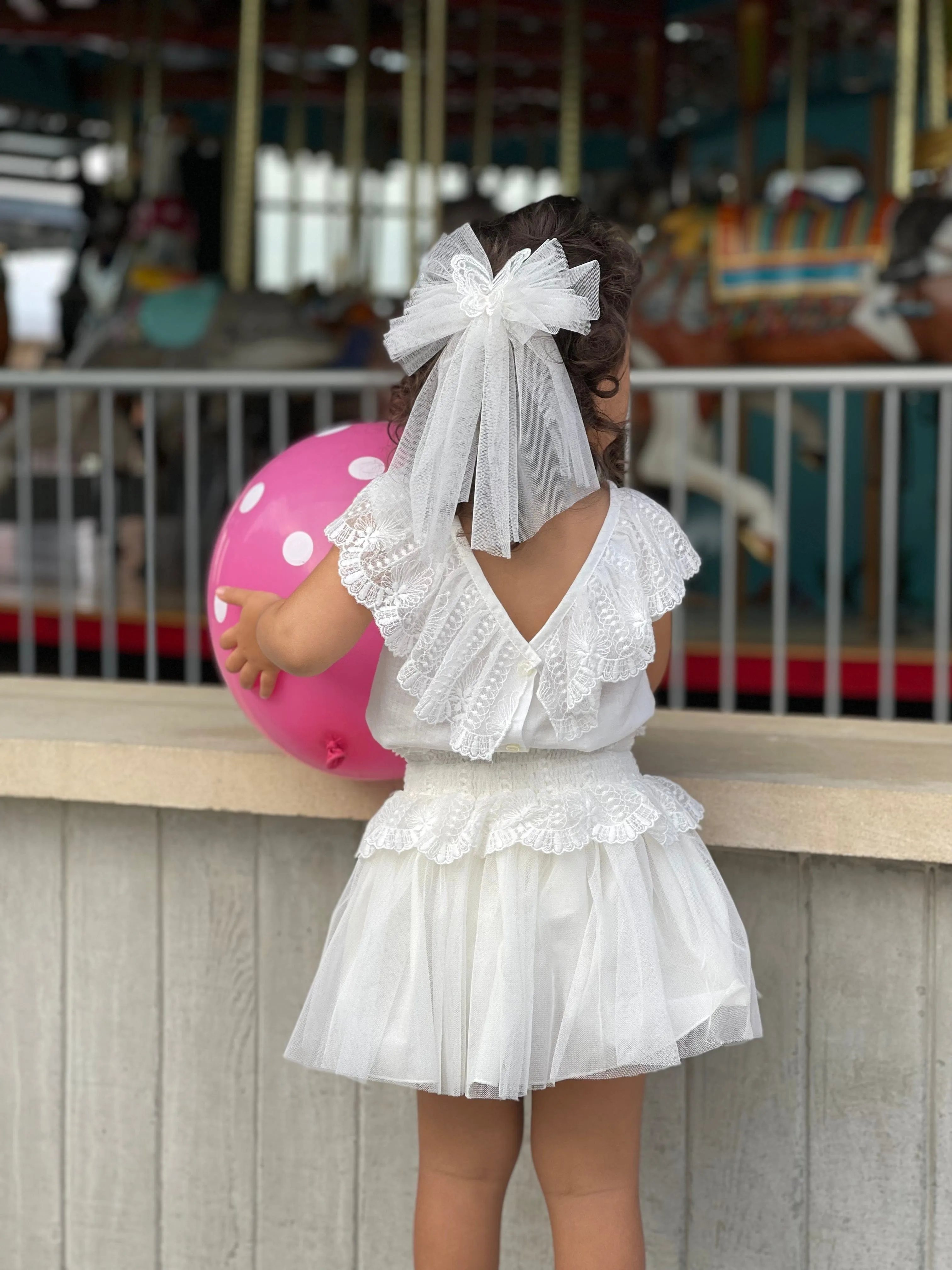 Butterfly Tulle Hair Bow