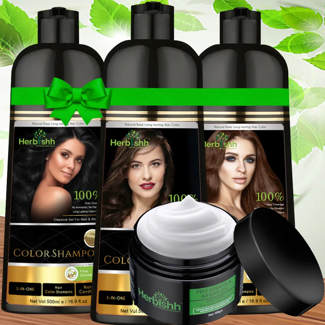 BUY 3pcs Color Shampoo & GET 1pc Hair Mask FREE