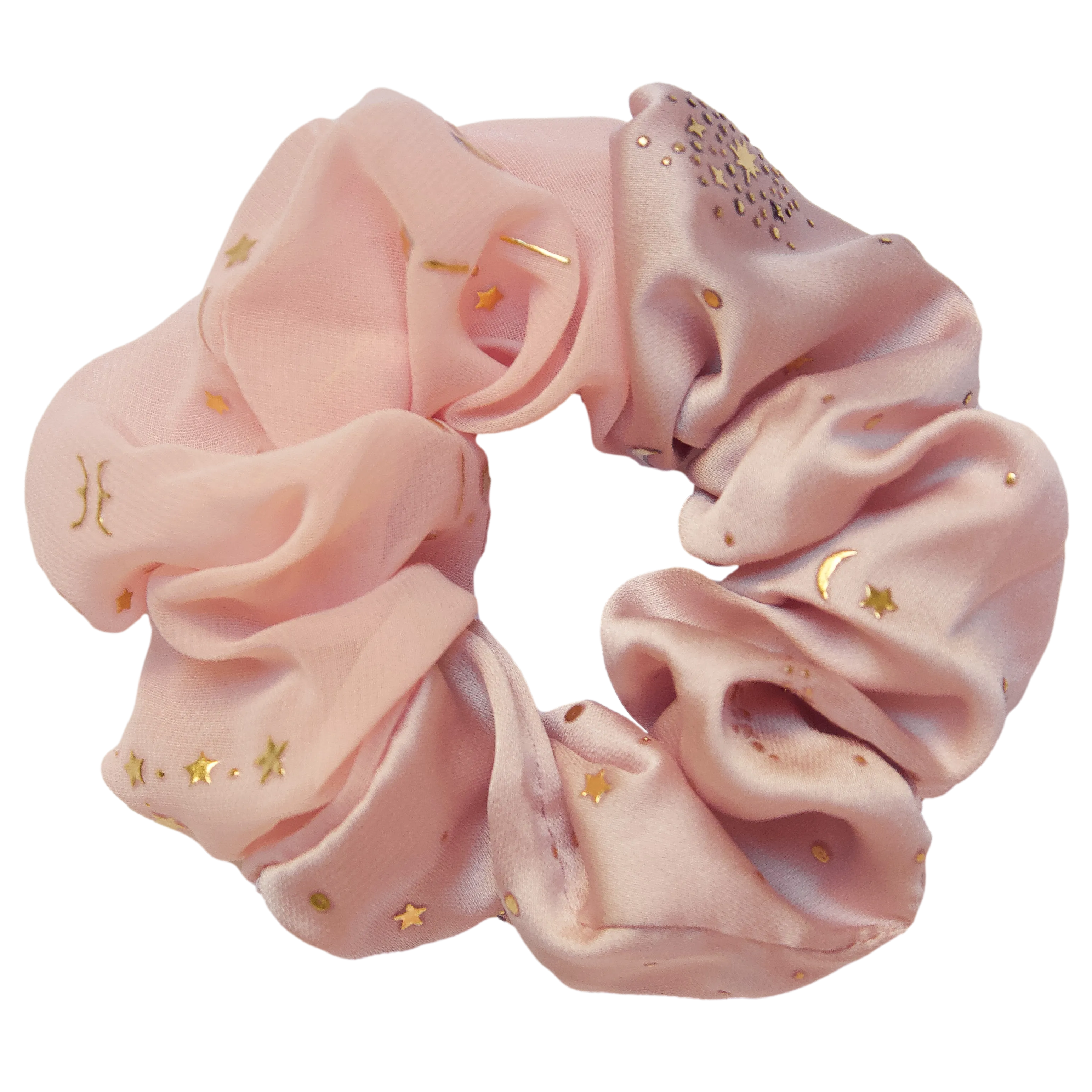 Celestial Scrunchie in Dusty Pink