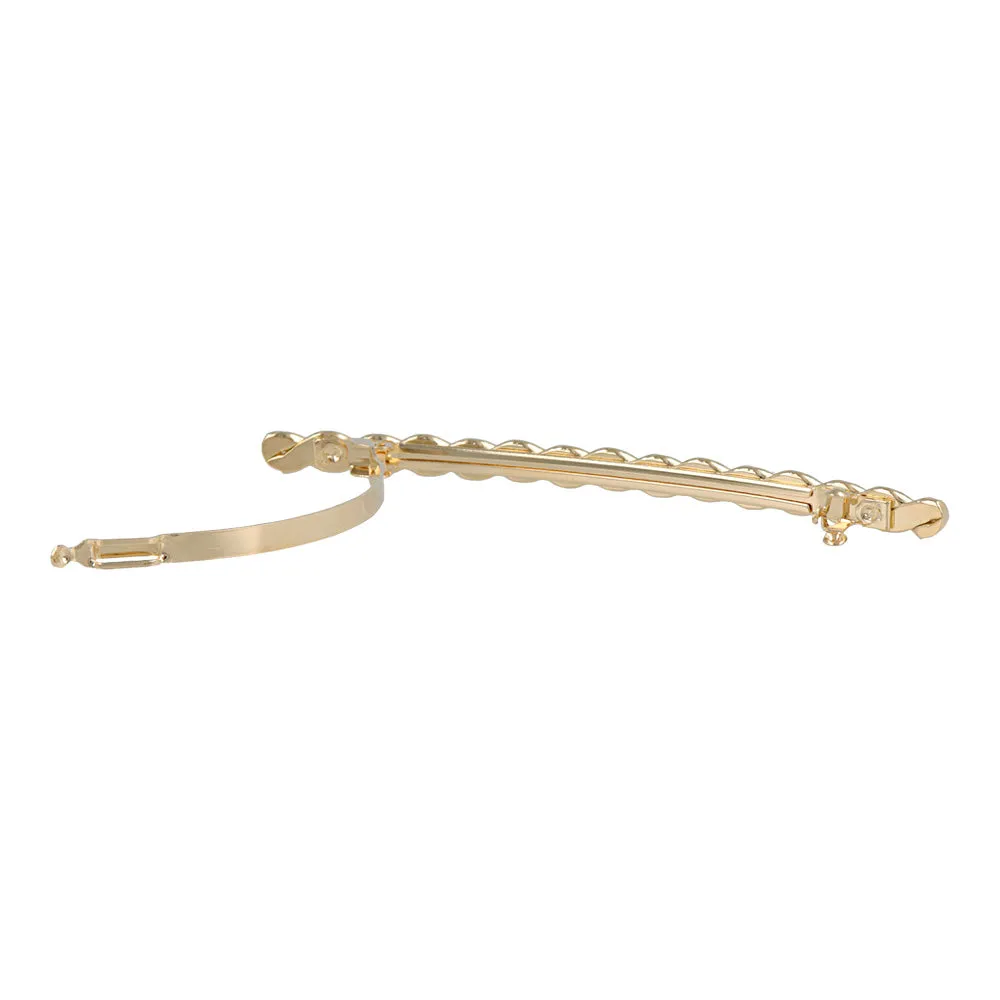 Chain Slim Rectangle Barrette