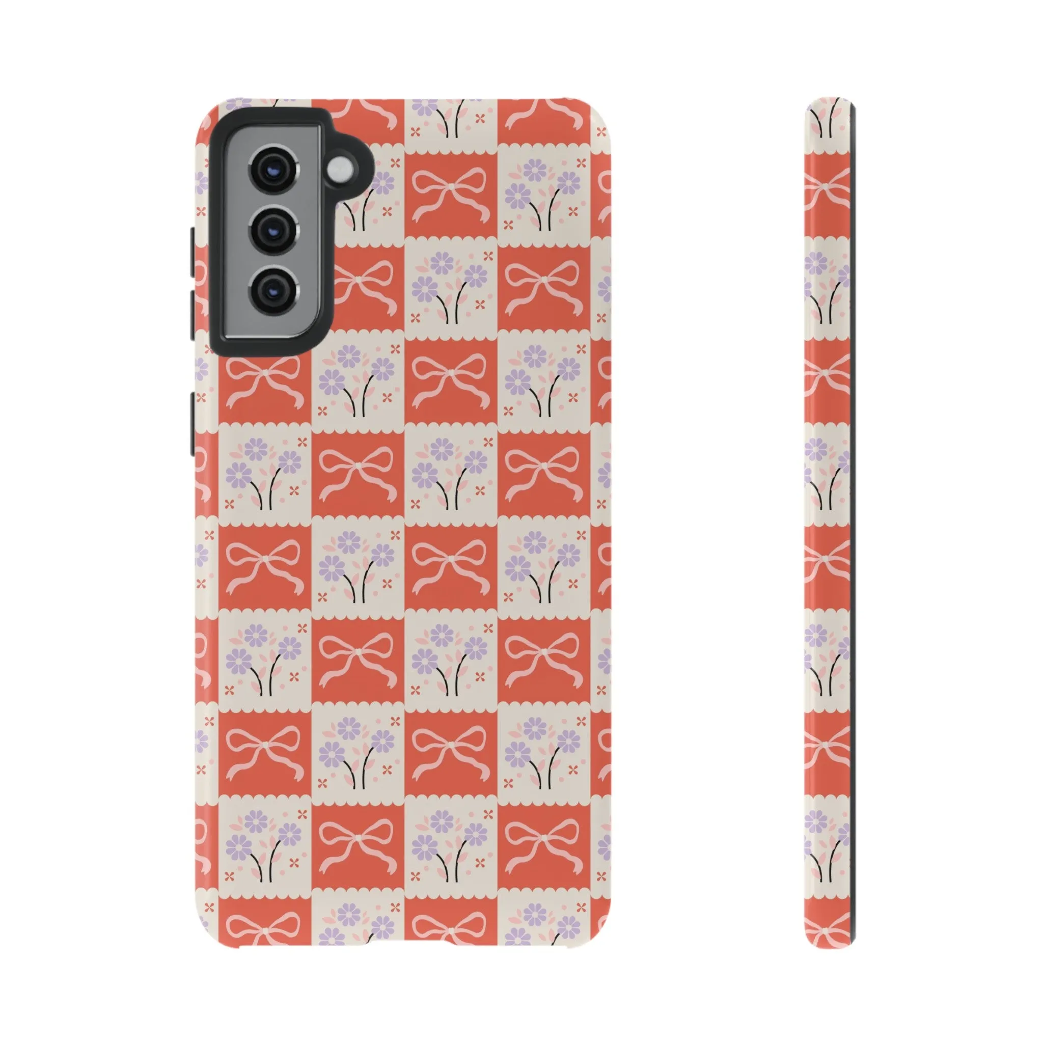 Checkered Charm | Red Checkered Case