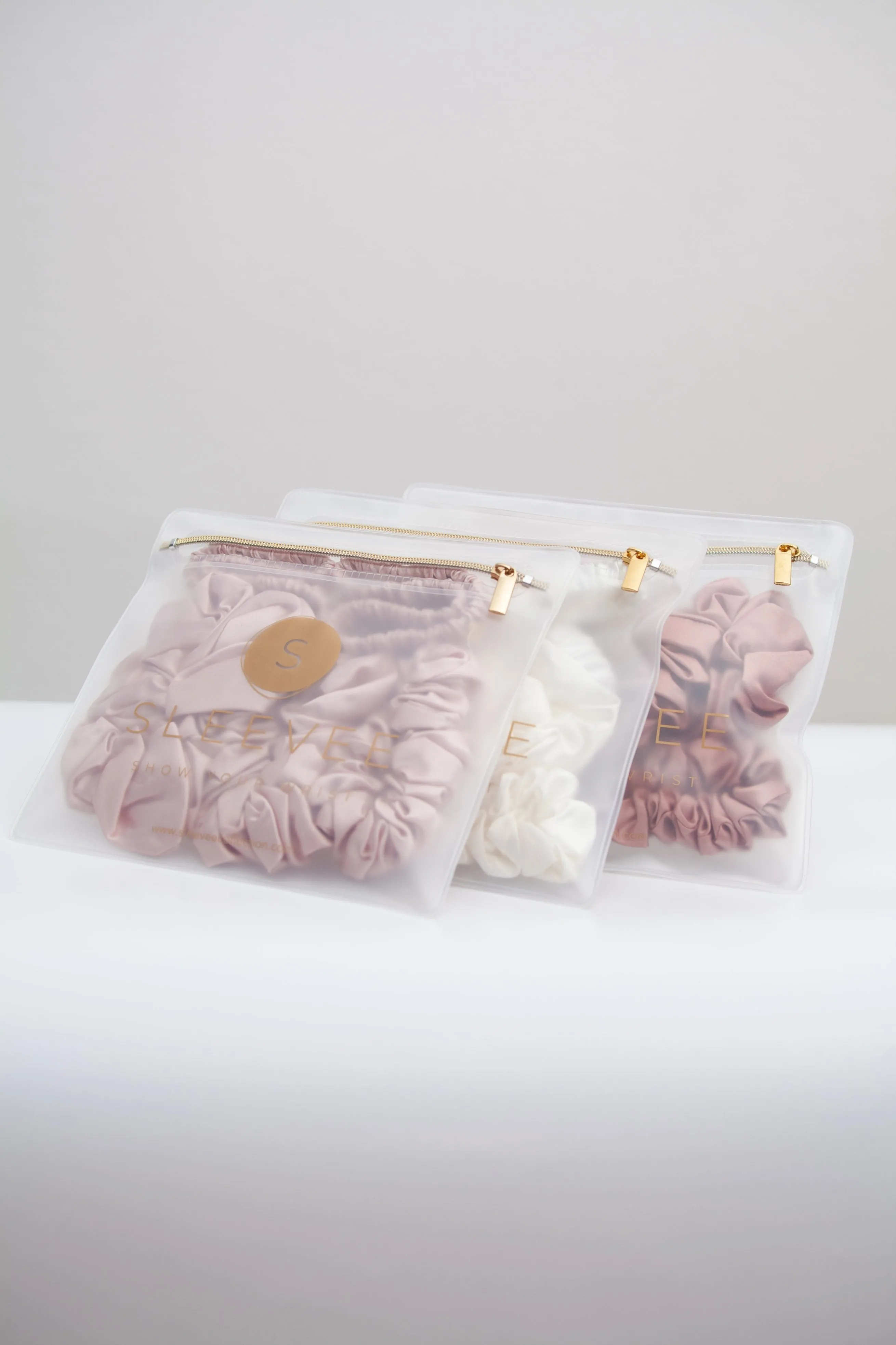 Cherry Blossom Silk SLEEVEE & SCRUNCHIE Set