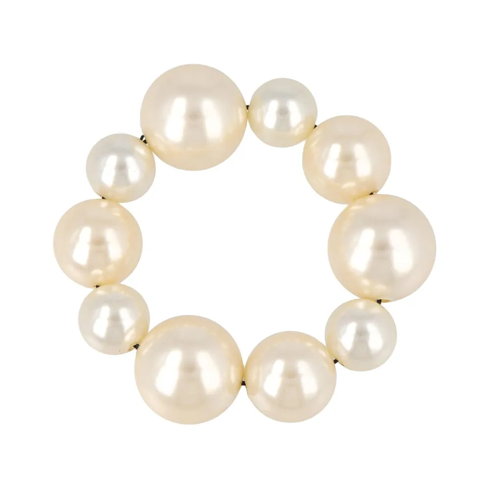 Chunky Pearl Ponytail Holder