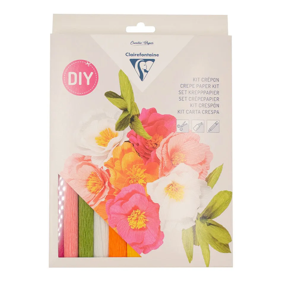 Clairefontaine Crepe Paper Kit Bunch of Flowers